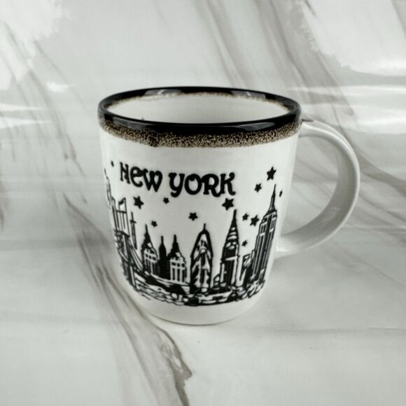 City Merchandise Other - City Merchandise New York City Skyline Black and White 12oz Coffee Mug Cup